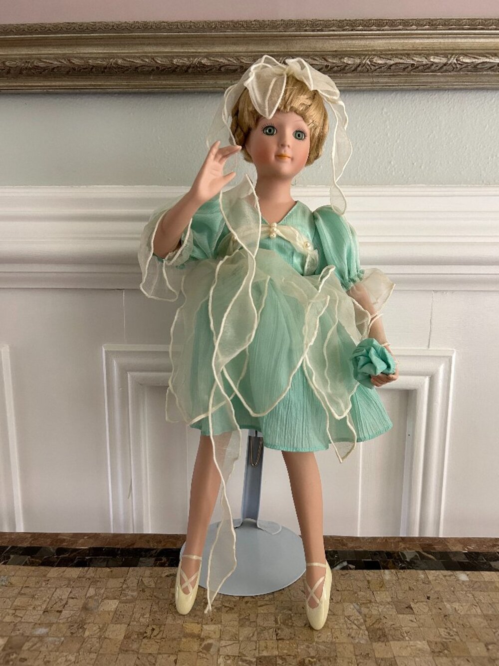 Vintage Porcelain Doll Ballerina